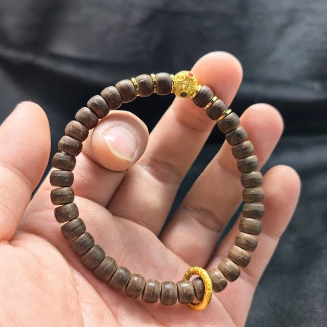 【地主专属】28 G30423-椰蒂原皮DIY手串-多样性发其一-7mm