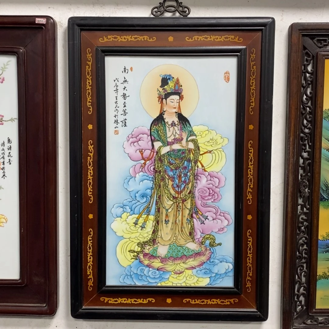 瓷75*52 景德镇瓷板画柴窑烧制