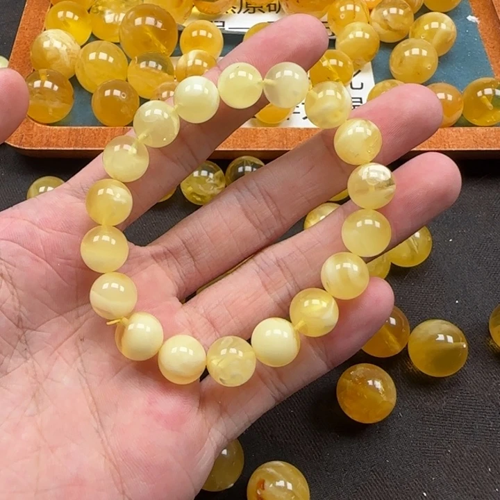蜜蜡未镶嵌珠宝奇石天然253