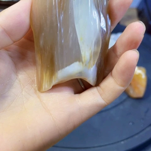 吉***鱼硅化玉树化玉，．未镶嵌