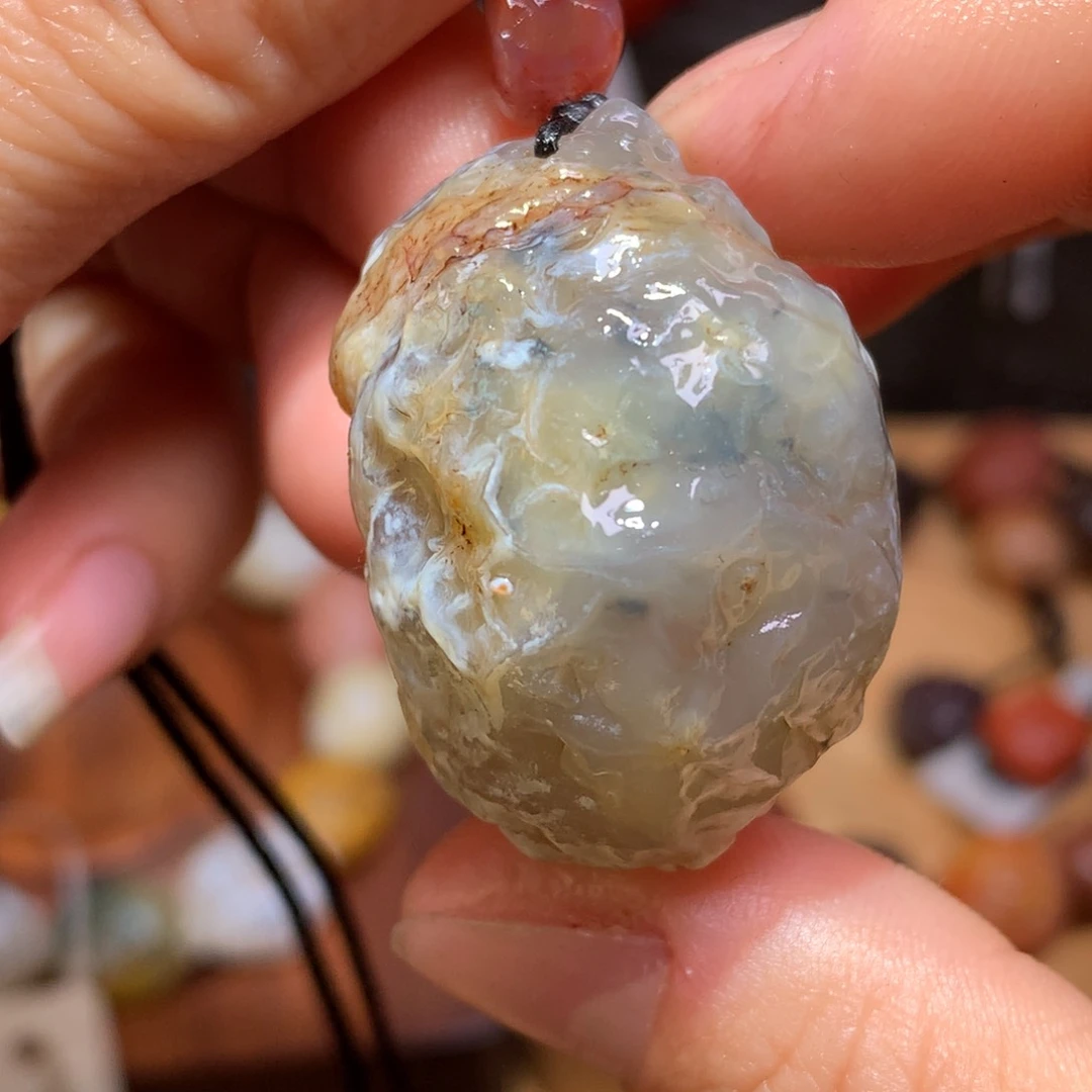 未镶嵌玛瑙/玉髓珠宝半成品