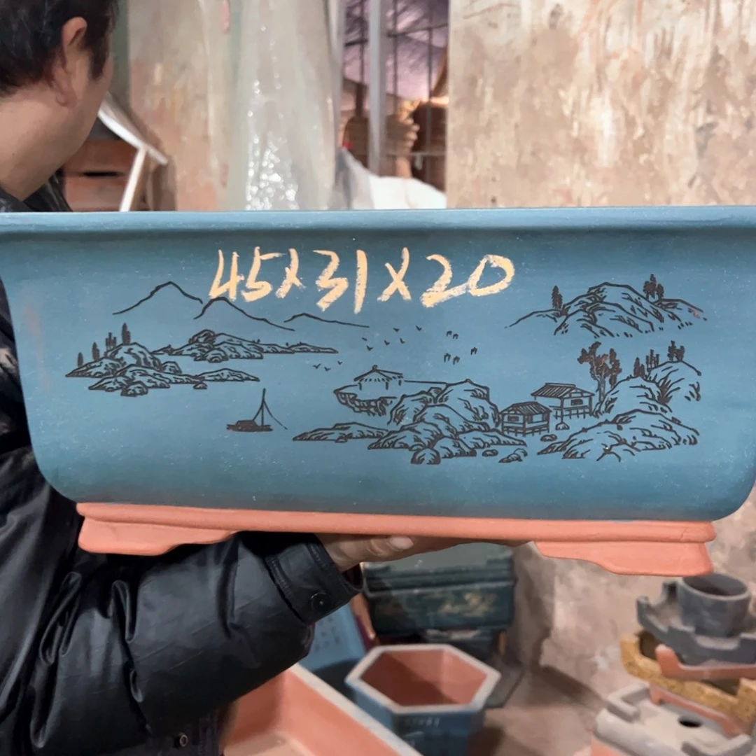 紫砂花盆紫砂花盆