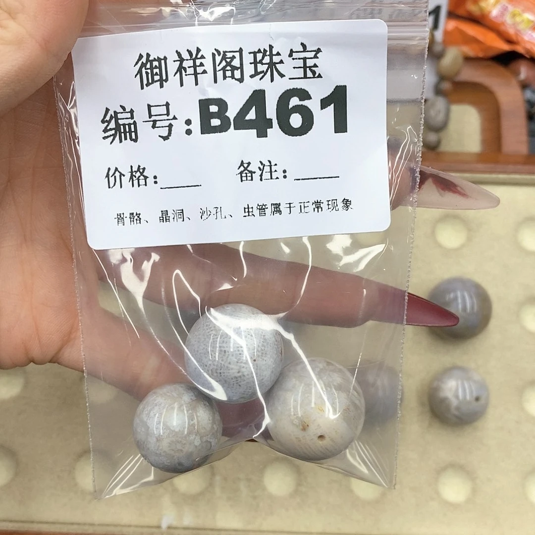 硅化珊瑚（珊瑚玉）颈饰未镶嵌玖*