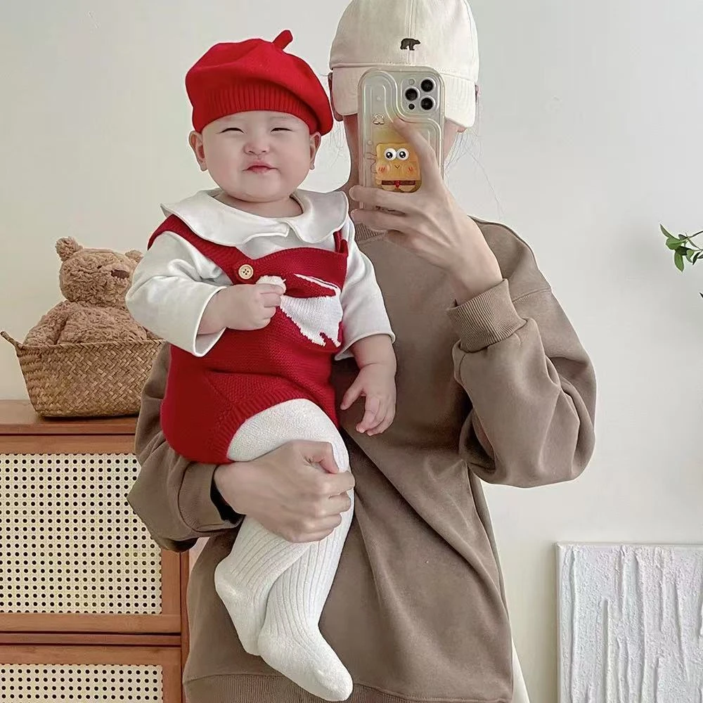 【219】女宝宝加绒加棉韩系裙两件套