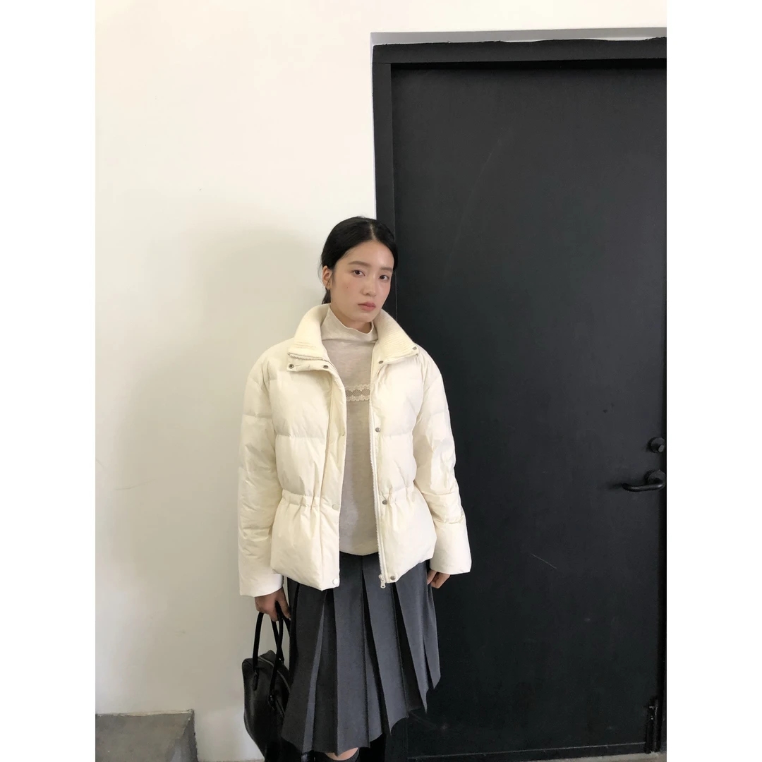 L-5230#OUUR#韩系极简百搭保暖面包羽绒服外套（充绒131）（福利）