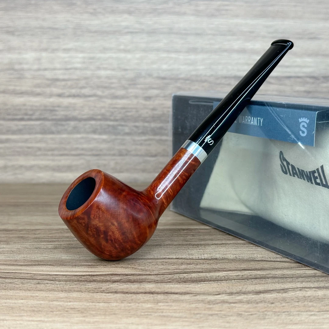 Stanwell丹麦史丹威 救援灯系列239号平底锅斗型石楠木3㎜烟斗