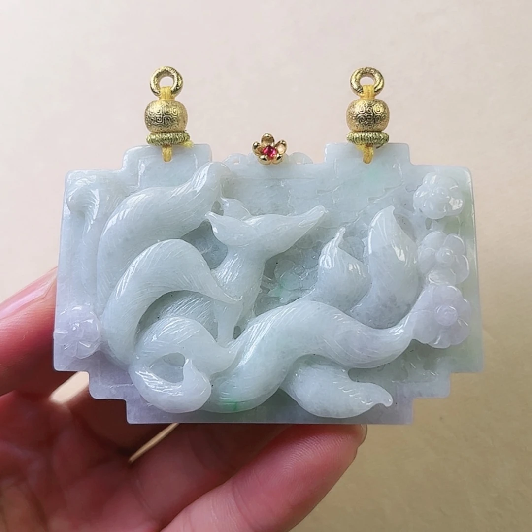 【闪购商品】翡翠颈饰未镶嵌挂件