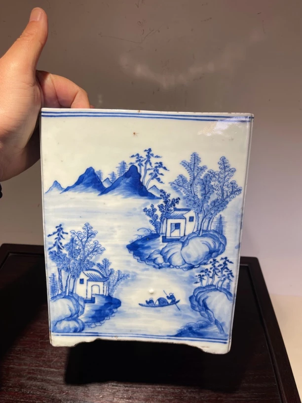 景德镇陶瓷青花花盆