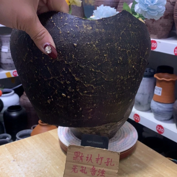 【闪购商品】红陶5个有孔高16口20