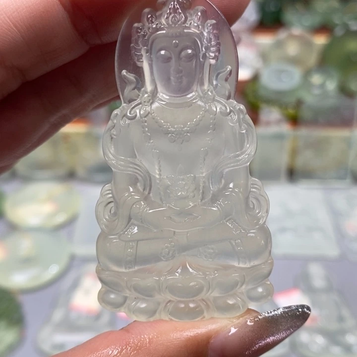 才***哥蛇纹石玉未镶嵌颈饰