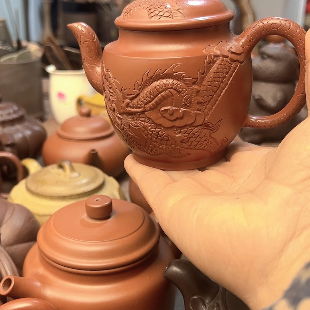 茶壶紫砂全手工制作