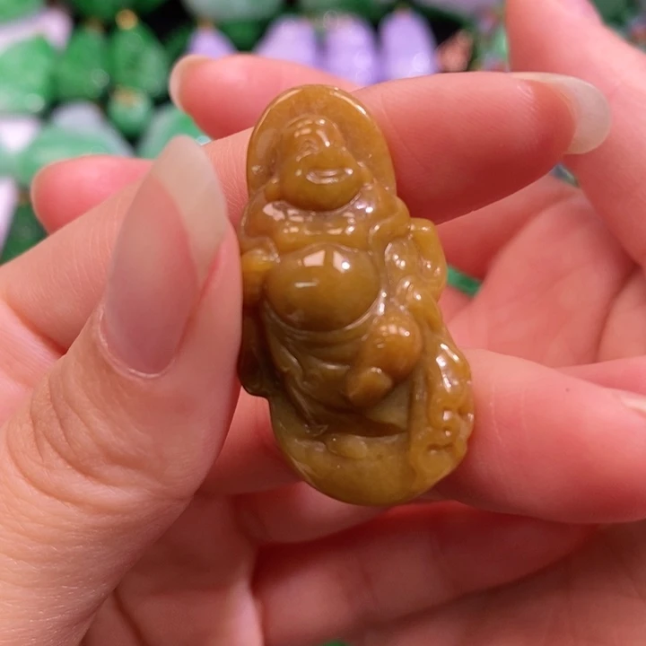 颈饰未镶嵌翡翠吊坠