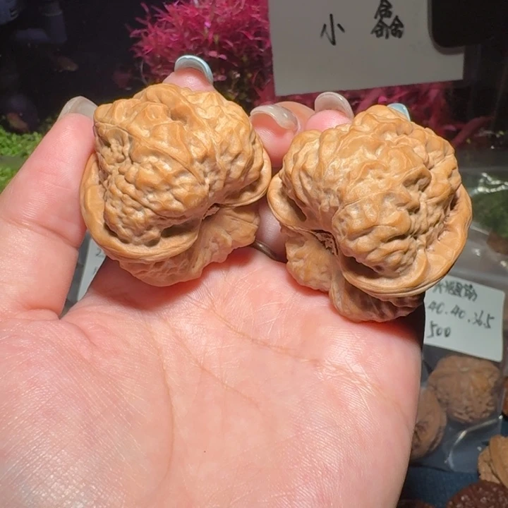核桃把件224号43三角蛙蛙文玩核桃