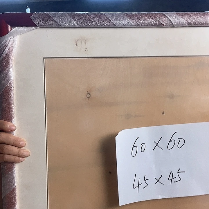 掃***下实木单面款60/60画芯49/49榫卯桐木