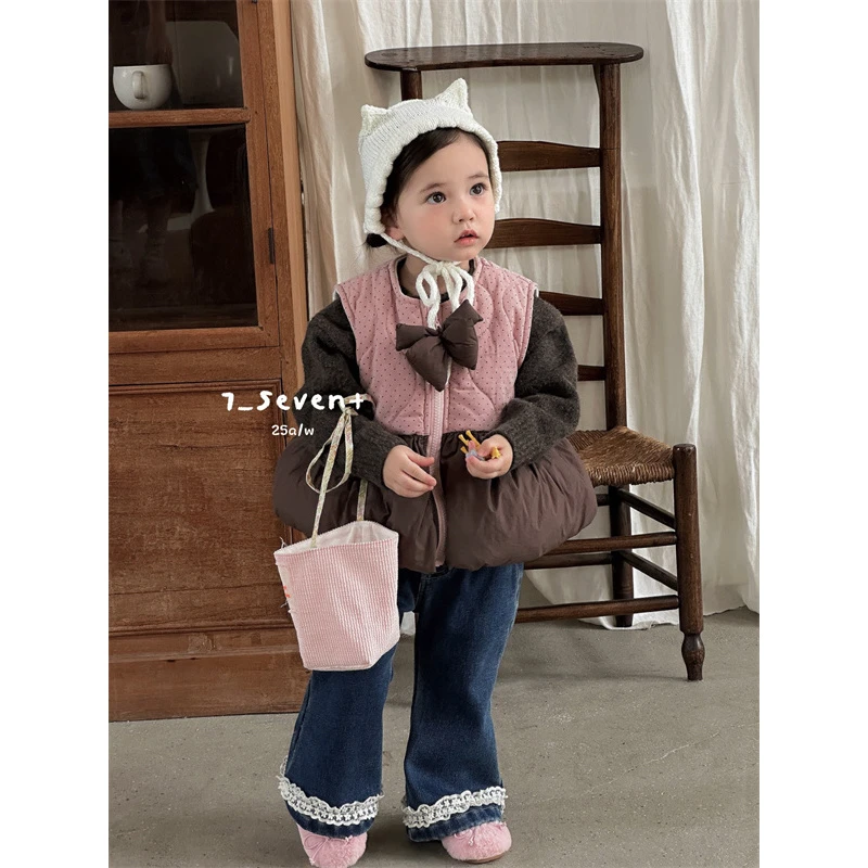 7Seven·25冬~波点绗棉马甲372（童装汉服）