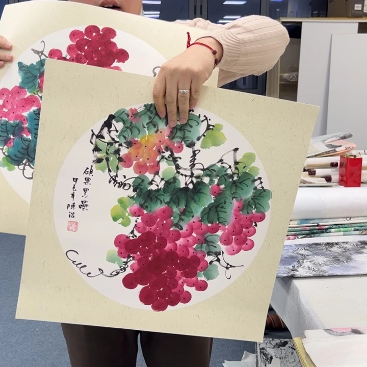 国画纯手绘字画国画宣纸