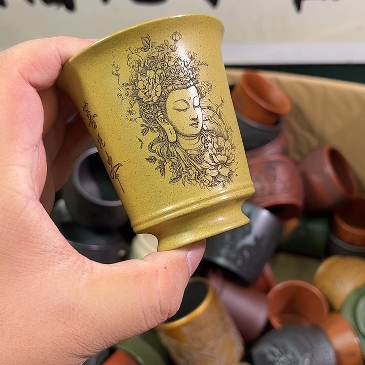 茶杯紫砂全手工紫砂主人杯