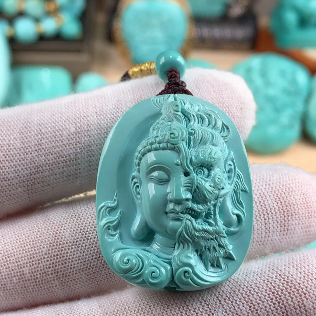 未镶嵌绿松石一念之间吊坠