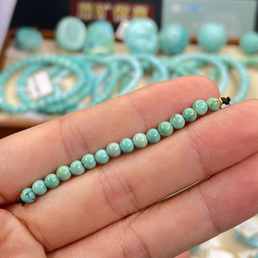 绿松石银S925镶嵌颈饰