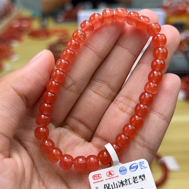 南红玛瑙多样性发一，卡6mm未镶嵌