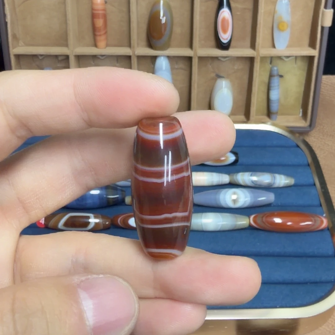 缘***玛瑙/玉髓合金颈饰