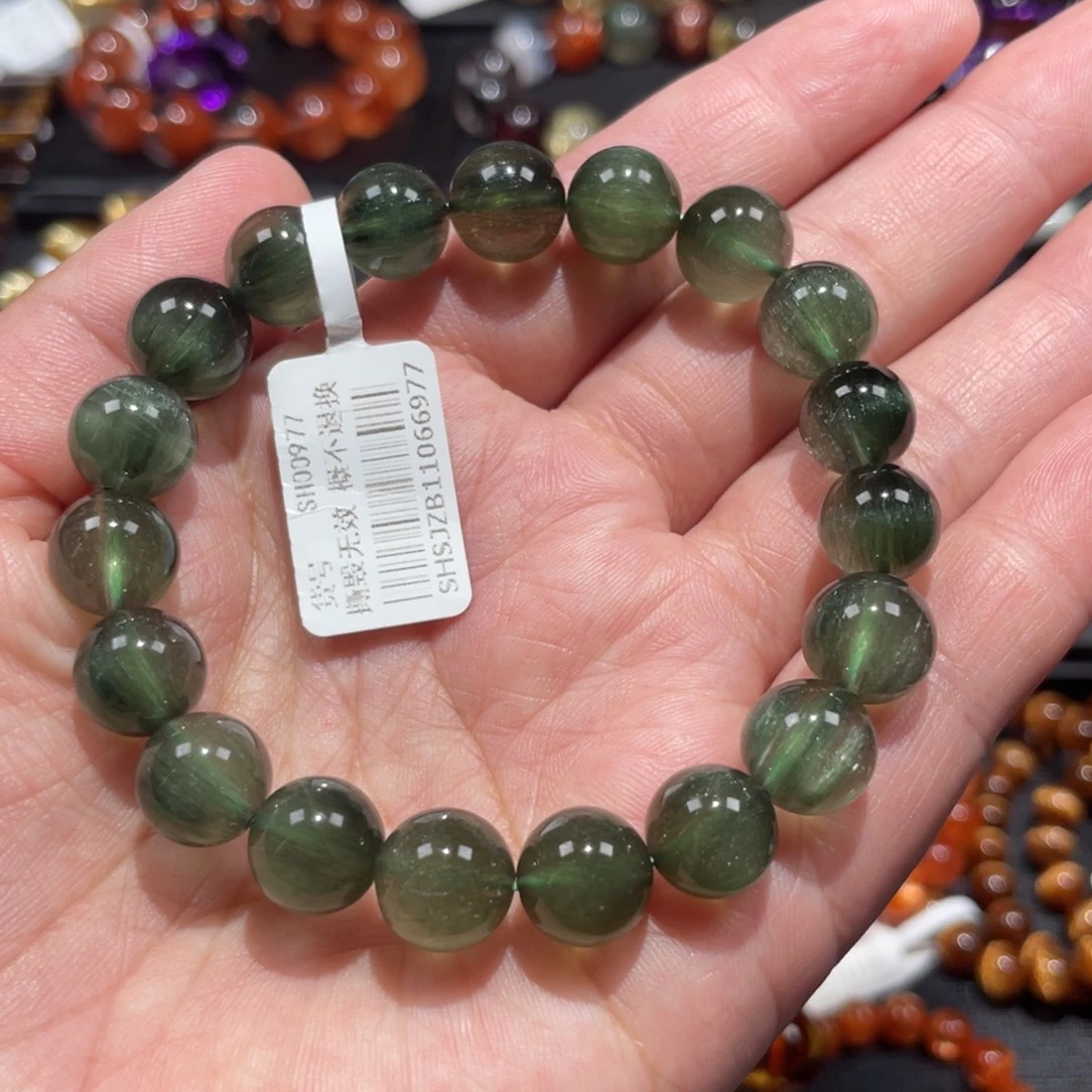 手链未镶嵌水晶绿发晶10.5mm左右