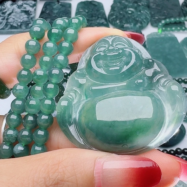 翡翠未镶嵌颈饰1111