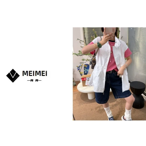 XMM.《冲锋衣马甲》春季新款时尚百搭洋气休闲小众冲锋衣马甲-83102