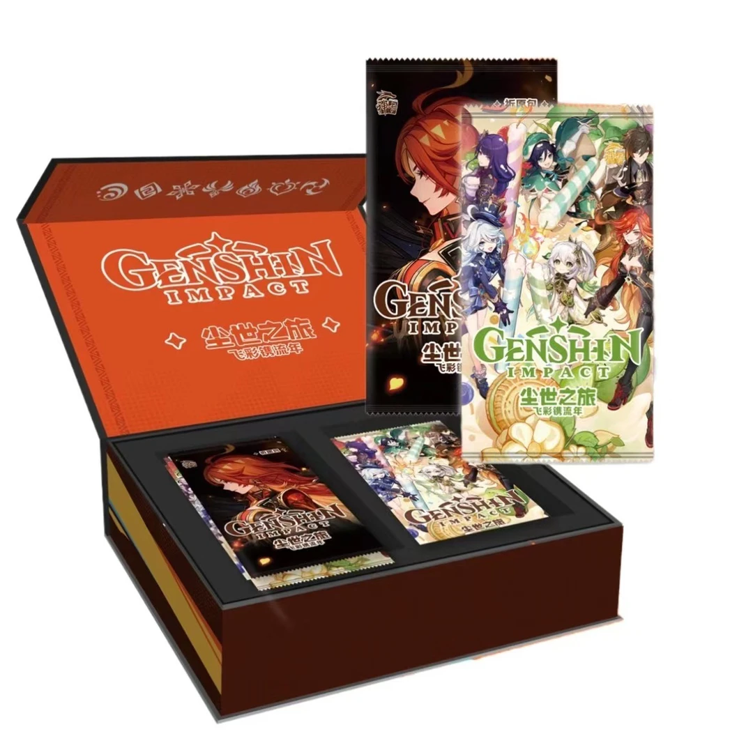 【双玩法】神卡-原神尘世之旅第二弹系列潮玩卡牌盲盒