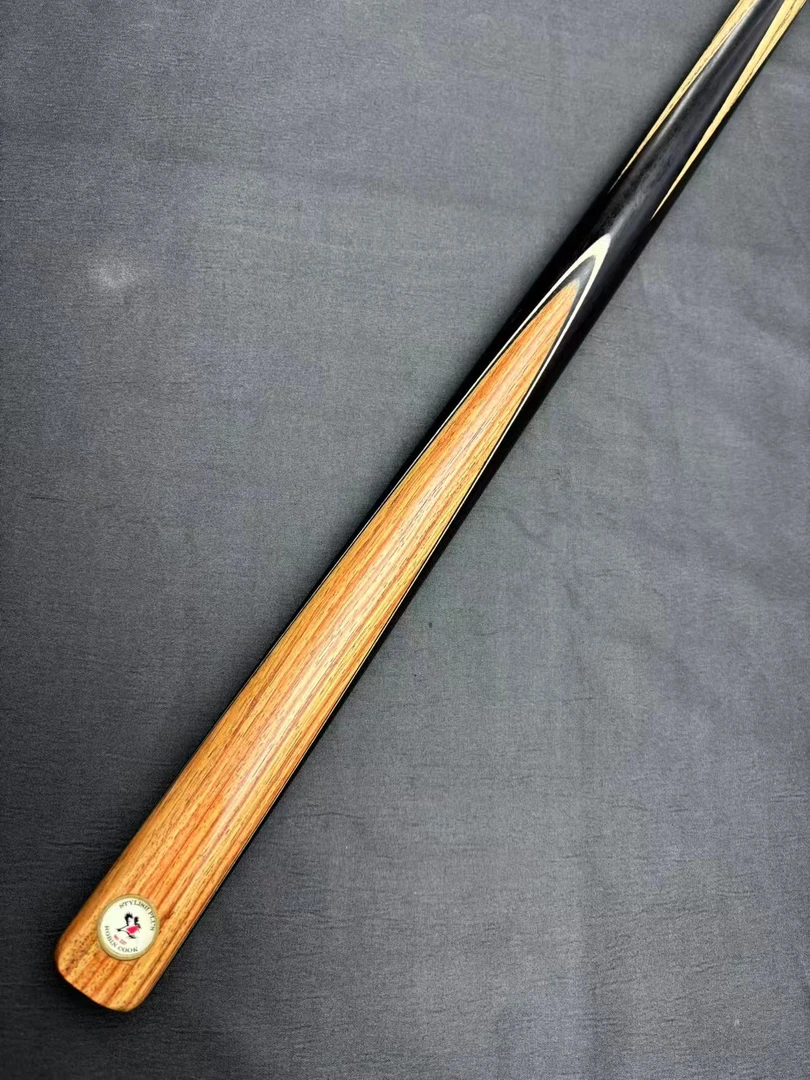 英国罗宾库克小鸟台球杆圆牌单插郁金香237号中八台球杆小头通体