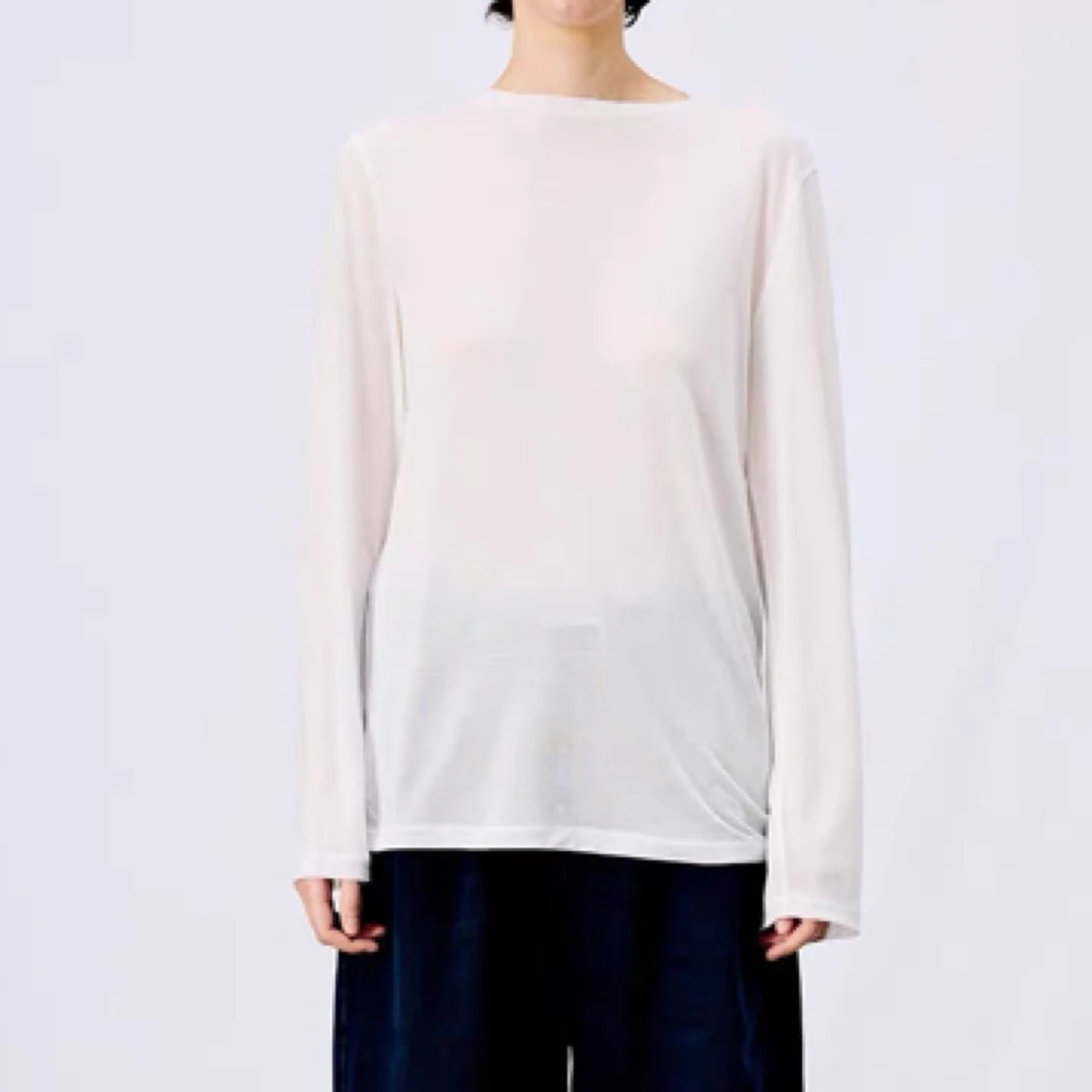 YOUWEI有尾2025早春上新装饰bra长袖T恤女打底衫5104