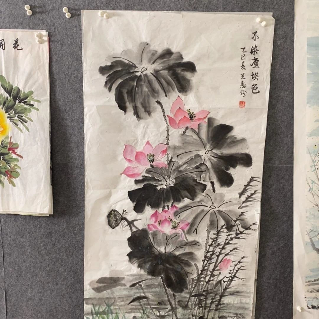 国画纯手写手绘作品123