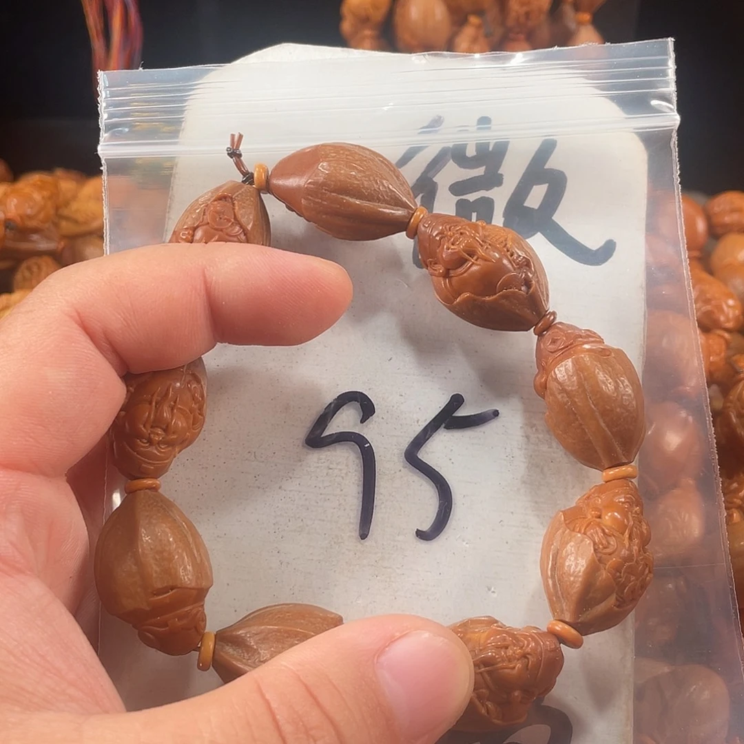 橄榄核手串/手链橄榄核雕工艺手串 瑕疵介意勿拍