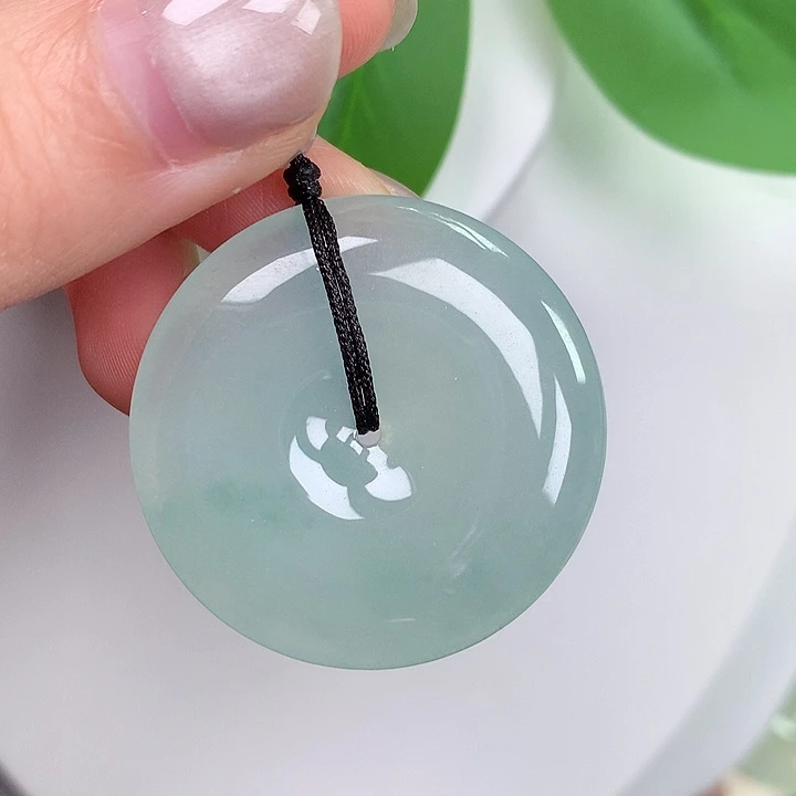 翡翠未镶嵌颈饰10;33.8-5.8