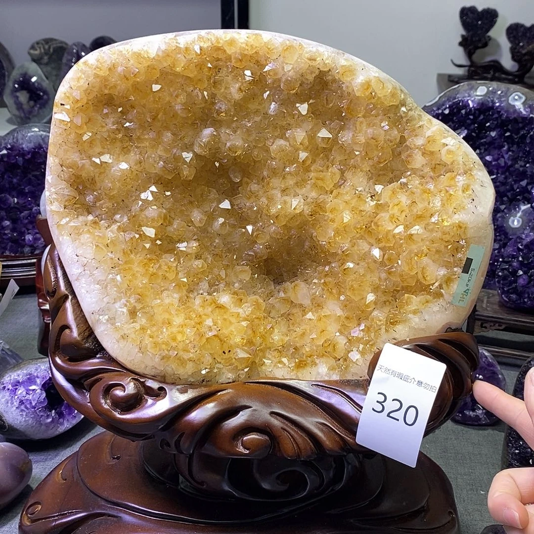 珠宝半成品未镶嵌紫晶