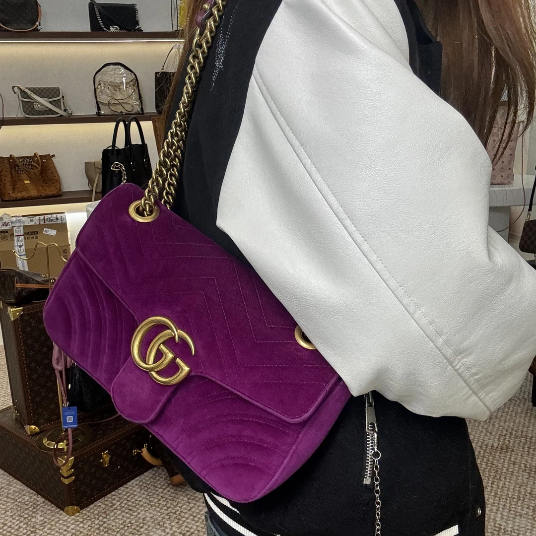 95新 GUCCI/古驰 冰冰中古/GUCCI/26马蒙