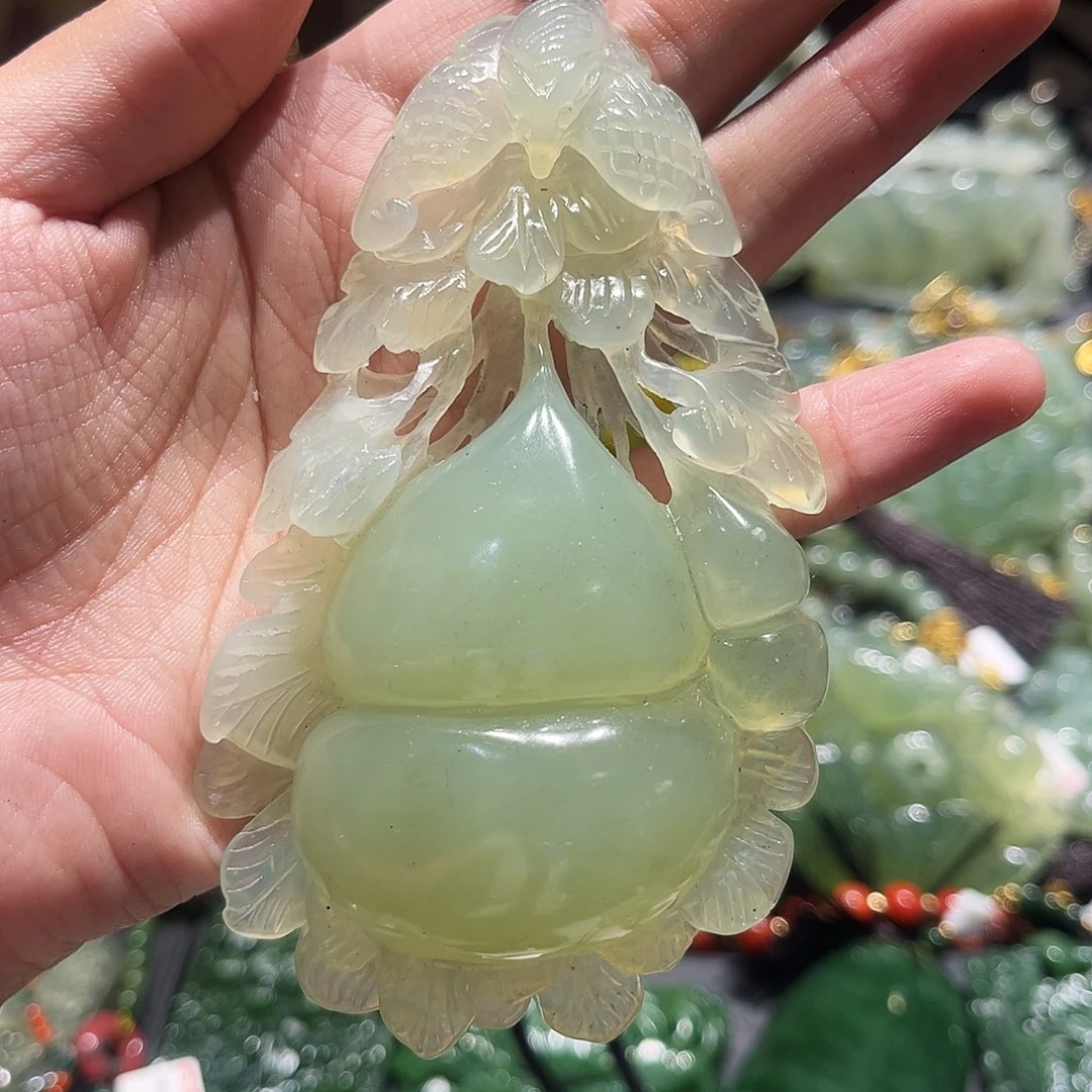 未镶嵌岫玉毛衣链