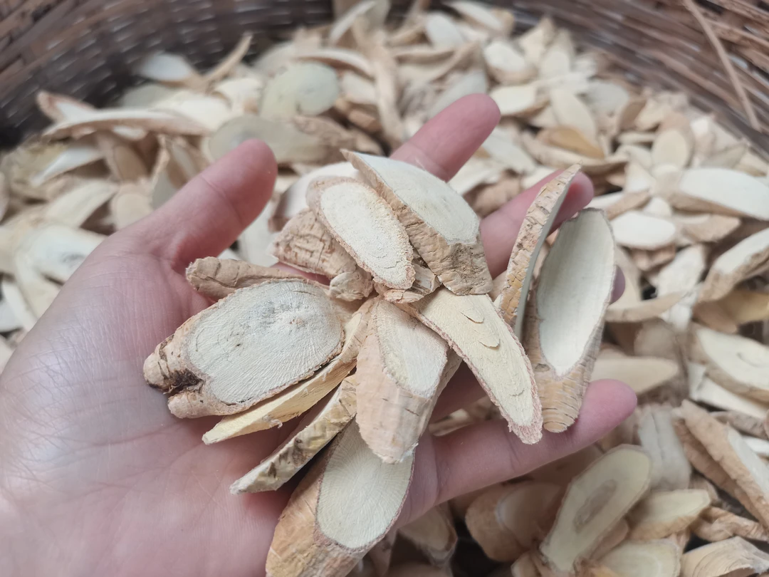 深山老林土特产无硫干牛大力根片 直播间现称现卖