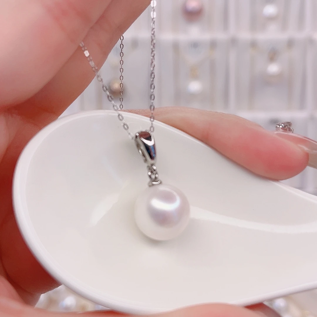 未镶嵌淡水珍珠吊坠(赠链)