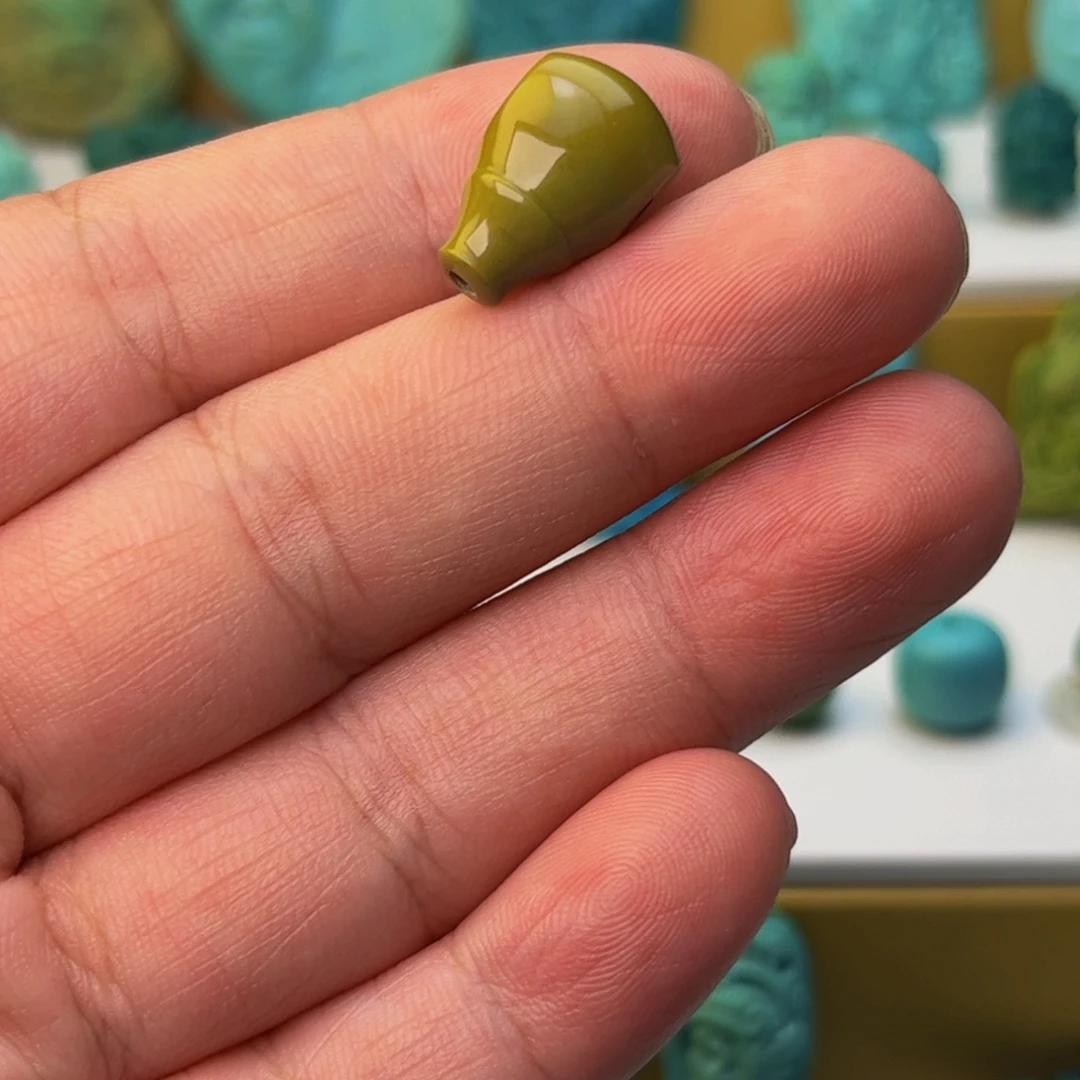 未镶嵌绿松石珠珠