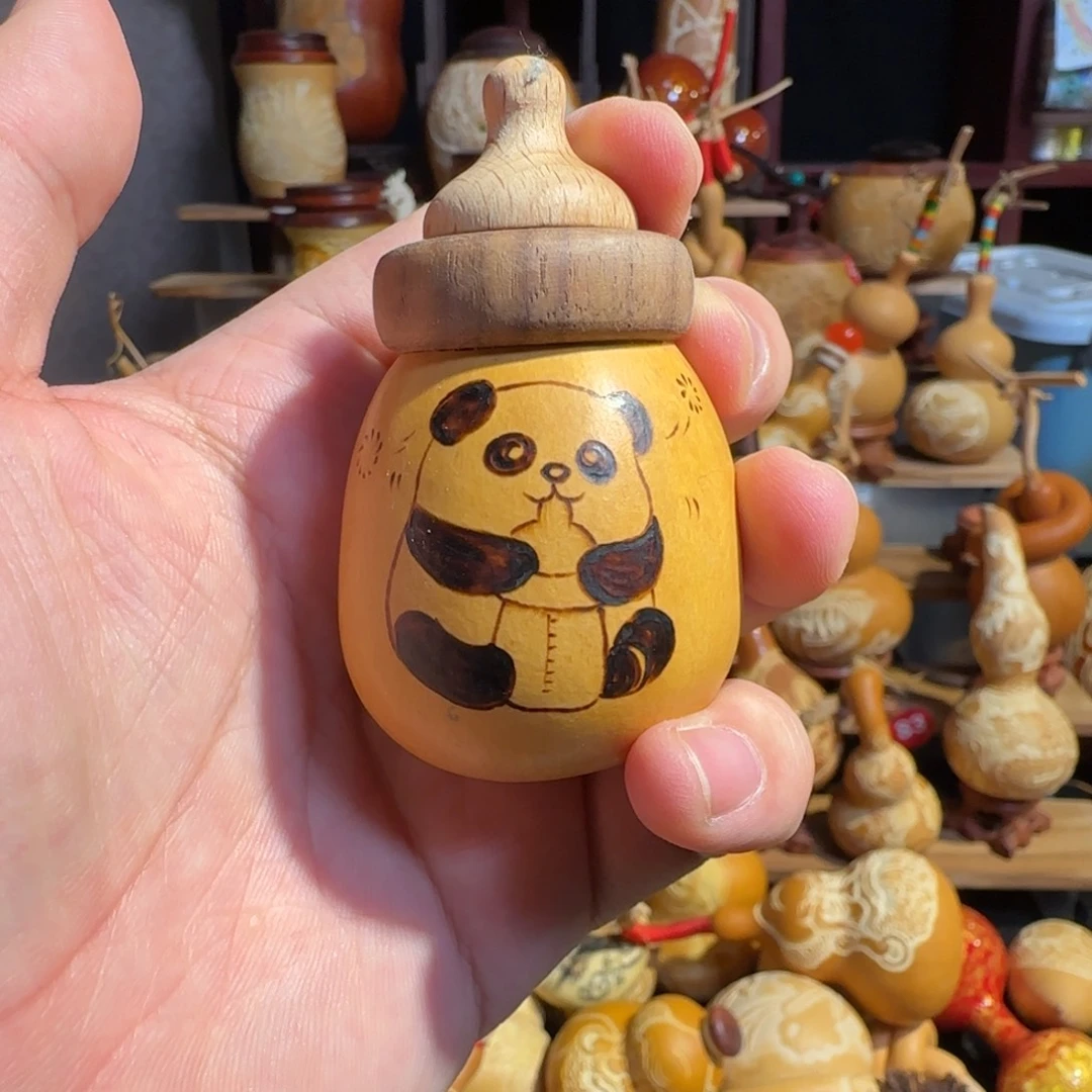 有机玻璃奶瓶烙画