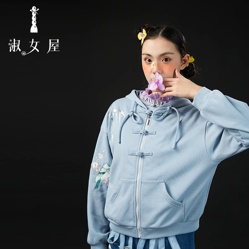 淑女屋官方旗舰店梅兰竹菊。喜上眉梢 卫衣②