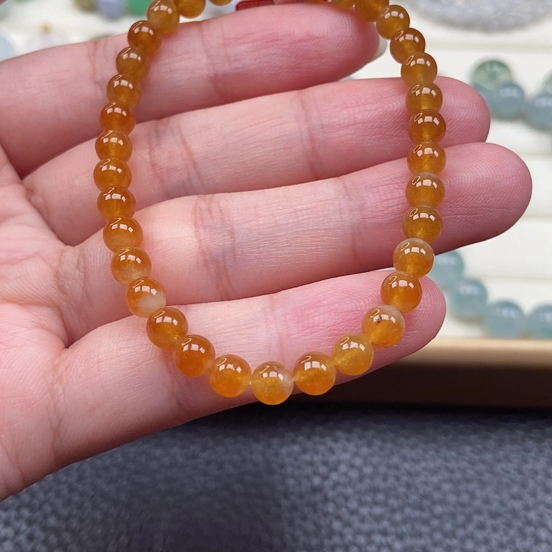 翡翠未镶嵌手链卡5