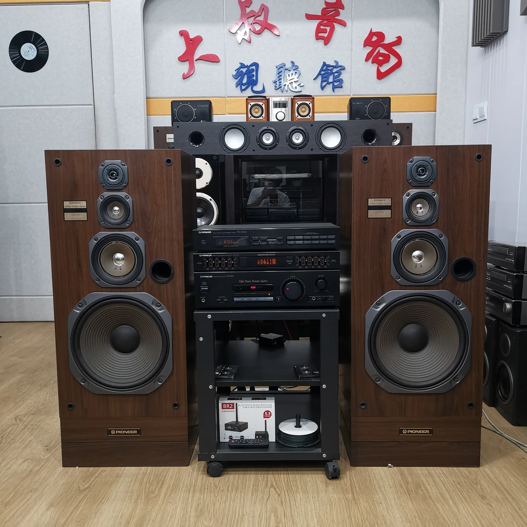 8新 pioneer/先锋 991十二寸落地音箱加功放机3件套，运费自理