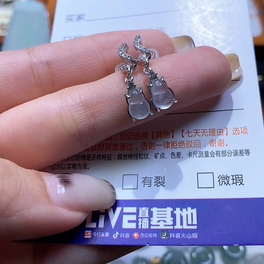 翡翠银S925镶嵌颈饰翡翠