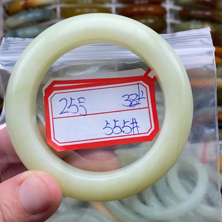 未镶嵌蛇纹石玉手绳