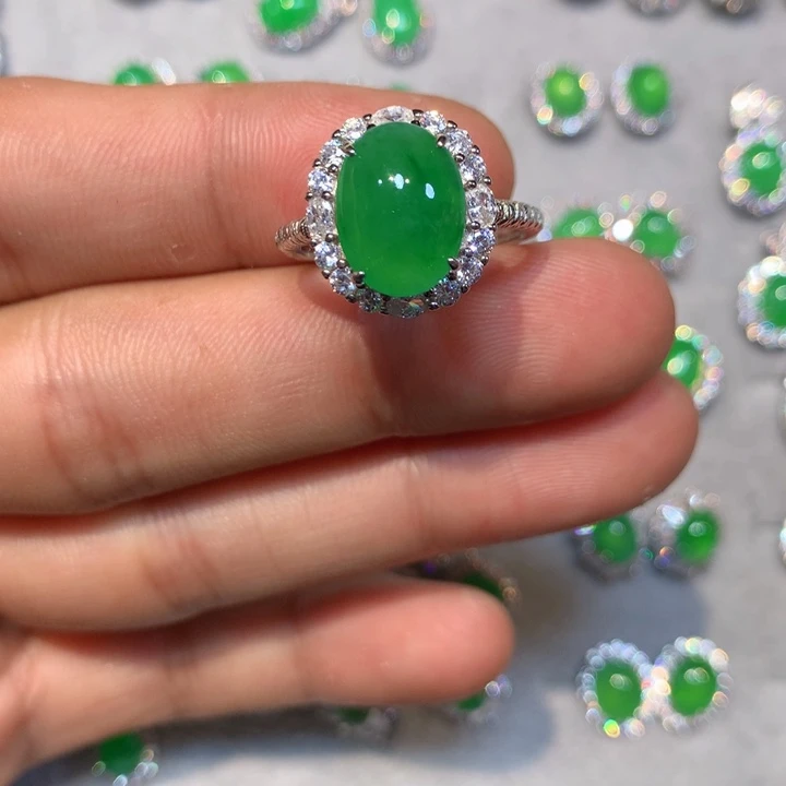 翡翠未镶嵌戒指翡翠戒指