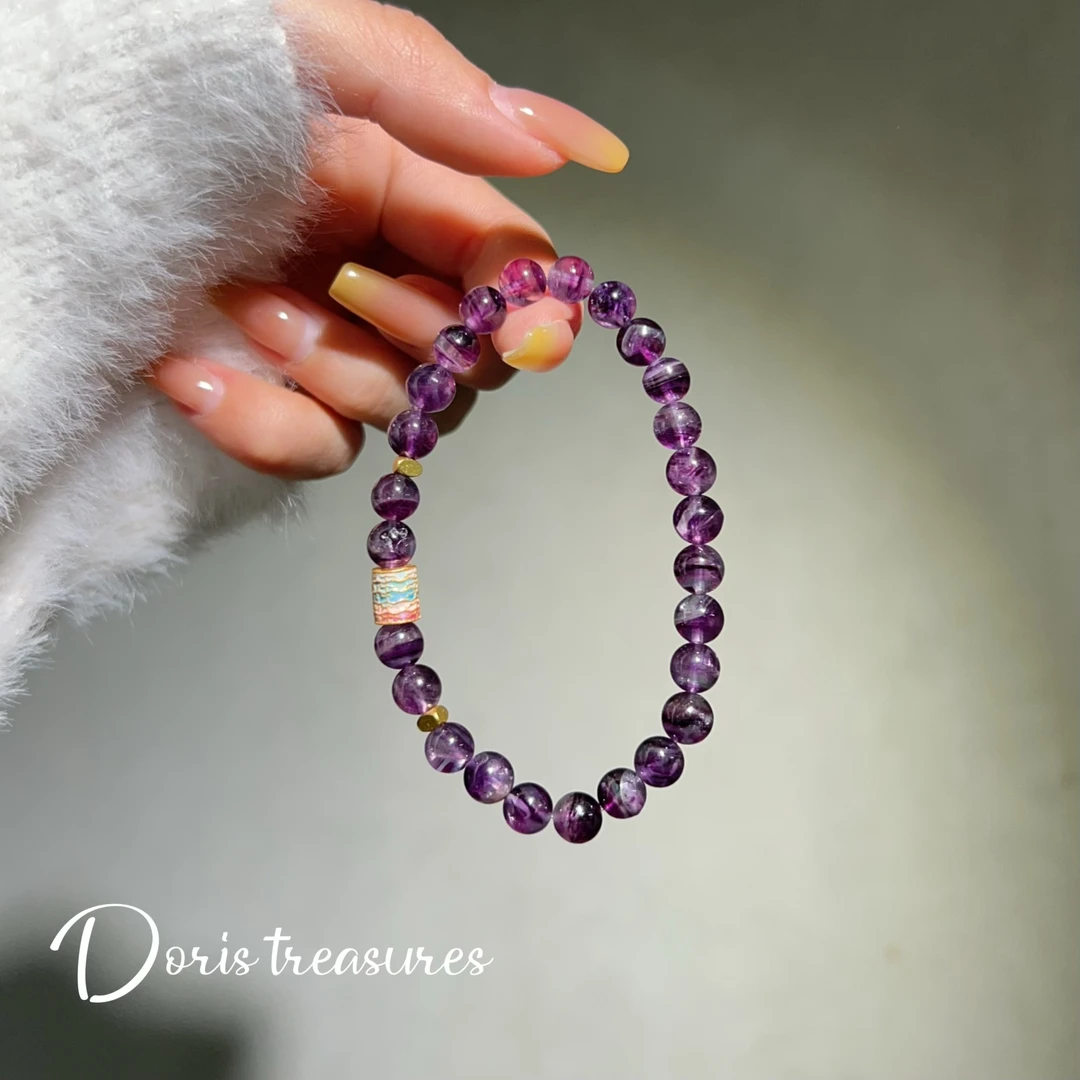 【上岸魔鬼鱼】 天然手串  多样性发一  颜色微差