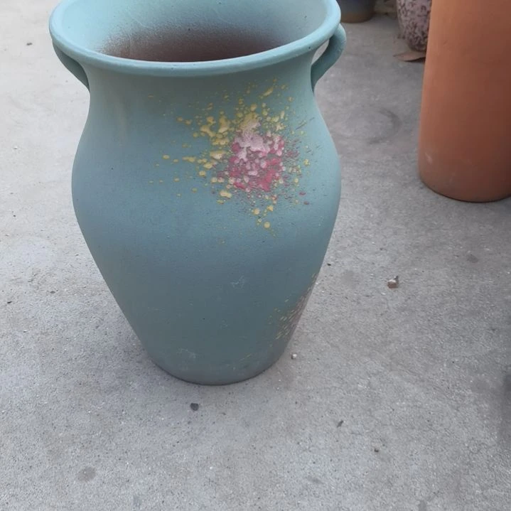 红陶口20高32一个盆子