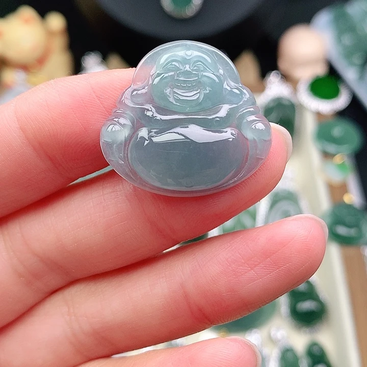 颈饰银S925镶嵌翡翠吊坠